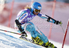 Tanja Poutiainen of Finland skiing in first run of women giant slalom race of Audi FIS Alpine skiing World cup in Soelden, Austria. First race of season 2011-2012 was held on Rettenbach glacier above Soelden, Austria, on Saturday, 22nd of October 2011.
