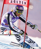 Maria Hoefl-Riesch of Germany skiing in first run of women giant slalom race of Audi FIS Alpine skiing World cup in Soelden, Austria. First race of season 2011-2012 was held on Rettenbach glacier above Soelden, Austria, on Saturday, 22nd of October 2011.

