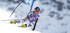 Veronique Hronek of Germany skiing in first run of women giant slalom race of Audi FIS Alpine skiing World cup in Soelden, Austria. First race of season 2011-2012 was held on Rettenbach glacier above Soelden, Austria, on Saturday, 22nd of October 2011.
