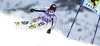 Simona Hoesl of Germany skiing in first run of women giant slalom race of Audi FIS Alpine skiing World cup in Soelden, Austria. First race of season 2011-2012 was held on Rettenbach glacier above Soelden, Austria, on Saturday, 22nd of October 2011.
