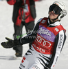 Second placed Viktoria Rebensburg of Germany reacts in finish of second run of women giant slalom race of Audi FIS Alpine skiing World cup in Soelden, Austria. First race of season 2011-2012 was held on Rettenbach glacier above Soelden, Austria, on Saturday, 22nd of October 2011.
