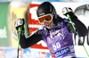 Barbara Wirth of Germany reacts in finish of second run of women giant slalom race of Audi FIS Alpine skiing World cup in Soelden, Austria. First race of season 2011-2012 was held on Rettenbach glacier above Soelden, Austria, on Saturday, 22nd of October 2011.
