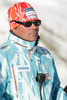 Coach of Finnish men alpine skiing team, Pasi Laitakari during free skiing on race hill before giant slalom race of Audi FIS Alpine skiing World cup in Soelden, Austria. Free skiing before first race of season 2011-2012 was held on Rettenbach glacier above Soelden, Austria, on Saturday, 22nd of October 2011.
