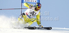 Aksel Lund Svindal of Norway skiing in first run of men giant slalom race of Audi FIS Alpine skiing World cup in Soelden, Austria. First race of men season 2011-2012 was held on Rettenbach glacier above Soelden, Austria, on Sunday, 23rd of October 2011.
