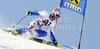 Thomas Fanara of France skiing in first run of men giant slalom race of Audi FIS Alpine skiing World cup in Soelden, Austria. First race of men season 2011-2012 was held on Rettenbach glacier above Soelden, Austria, on Sunday, 23rd of October 2011.

