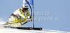Kjetil Jansrud of Norway skiing in first run of men giant slalom race of Audi FIS Alpine skiing World cup in Soelden, Austria. First race of men season 2011-2012 was held on Rettenbach glacier above Soelden, Austria, on Sunday, 23rd of October 2011.
