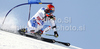 Didier Cuche of Switzerland skiing in first run of men giant slalom race of Audi FIS Alpine skiing World cup in Soelden, Austria. First race of men season 2011-2012 was held on Rettenbach glacier above Soelden, Austria, on Sunday, 23rd of October 2011.
