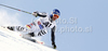 Felix Neureuther of Germany skiing in first run of men giant slalom race of Audi FIS Alpine skiing World cup in Soelden, Austria. First race of men season 2011-2012 was held on Rettenbach glacier above Soelden, Austria, on Sunday, 23rd of October 2011.
