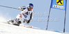 Felix Neureuther of Germany skiing in first run of men giant slalom race of Audi FIS Alpine skiing World cup in Soelden, Austria. First race of men season 2011-2012 was held on Rettenbach glacier above Soelden, Austria, on Sunday, 23rd of October 2011.
