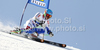 Mathieu Faivre of France skiing in first run of men giant slalom race of Audi FIS Alpine skiing World cup in Soelden, Austria. First race of men season 2011-2012 was held on Rettenbach glacier above Soelden, Austria, on Sunday, 23rd of October 2011.
