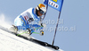 Jon Olsson of Sweden skiing in first run of men giant slalom race of Audi FIS Alpine skiing World cup in Soelden, Austria. First race of men season 2011-2012 was held on Rettenbach glacier above Soelden, Austria, on Sunday, 23rd of October 2011.
