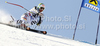 Stefan Luitz of Germany skiing in first run of men giant slalom race of Audi FIS Alpine skiing World cup in Soelden, Austria. First race of men season 2011-2012 was held on Rettenbach glacier above Soelden, Austria, on Sunday, 23rd of October 2011.

