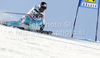 Andreas Romar of Finland skiing in first run of men giant slalom race of Audi FIS Alpine skiing World cup in Soelden, Austria. First race of men season 2011-2012 was held on Rettenbach glacier above Soelden, Austria, on Sunday, 23rd of October 2011.
