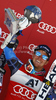 Winner Ted Ligety of USA celebrates his medal won in men giant slalom race of Audi FIS Alpine skiing World cup in Soelden, Austria. First race of men season 2011-2012 was held on Rettenbach glacier above Soelden, Austria, on Sunday, 23rd of October 2011.
