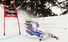 Alexis Pinturault of France skiing in the first run of Men giant slalom race of Audi FIS alpine skiing World Cup in Alta Badia, Italy. Giant slalom race of Men Audi FIS Alpine skiing World Cup 2011 / 2012, was held on Sunday, 18th of December 2011, on Gran Risa course in Alta Badia, Italy.
