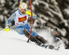 Andre Myhrer of Sweden skiing in first run of men slalom race of Audi FIS Alpine skiing World cup in Alta Badia, Italy. Men slalom race of Audi FIS Alpine skiing World cup was held on Gran Risa course in Alta Badia, Italy on Monday, 19th of December 2011.
