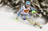 Ted Ligety of USA skiing in first run of men slalom race of Audi FIS Alpine skiing World cup in Alta Badia, Italy. Men slalom race of Audi FIS Alpine skiing World cup was held on Gran Risa course in Alta Badia, Italy on Monday, 19th of December 2011.
