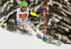Philipp Schmid of Germany skiing in first run of men slalom race of Audi FIS Alpine skiing World cup in Alta Badia, Italy. Men slalom race of Audi FIS Alpine skiing World cup was held on Gran Risa course in Alta Badia, Italy on Monday, 19th of December 2011.
