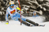 Anton Lahdenperae of Sweden skiing in first run of men slalom race of Audi FIS Alpine skiing World cup in Alta Badia, Italy. Men slalom race of Audi FIS Alpine skiing World cup was held on Gran Risa course in Alta Badia, Italy on Monday, 19th of December 2011.
