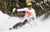 Marcel Hirscher of Austria skiing in first run of men slalom race of Audi FIS Alpine skiing World cup in Alta Badia, Italy. Men slalom race of Audi FIS Alpine skiing World cup was held on Gran Risa course in Alta Badia, Italy on Monday, 19th of December 2011.
