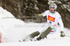 Giuliano Razzoli of Italy skiing in first run of men slalom race of Audi FIS Alpine skiing World cup in Alta Badia, Italy. Men slalom race of Audi FIS Alpine skiing World cup was held on Gran Risa course in Alta Badia, Italy on Monday, 19th of December 2011.
