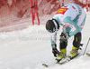 Marcus Sandell of Finland after DNF in first run of men slalom race of Audi FIS Alpine skiing World cup in Alta Badia, Italy. Men slalom race of Audi FIS Alpine skiing World cup was held on Gran Risa course in Alta Badia, Italy on Monday, 19th of December 2011.

