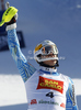 Fourth placed Andre Myhrer of Sweden reacts in finish of second run of men slalom race of Audi FIS Alpine skiing World cup in Alta Badia, Italy. Men slalom race of Audi FIS Alpine skiing World cup was held on Gran Risa course in Alta Badia, Italy on Monday, 19th of December 2011.
