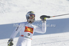 Second placed Giuliano Razzoli of Italy reacts in finish of second run of men slalom race of Audi FIS Alpine skiing World cup in Alta Badia, Italy. Men slalom race of Audi FIS Alpine skiing World cup was held on Gran Risa course in Alta Badia, Italy on Monday, 19th of December 2011.
