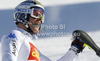 Second placed Giuliano Razzoli of Italy reacts in finish of second run of men slalom race of Audi FIS Alpine skiing World cup in Alta Badia, Italy. Men slalom race of Audi FIS Alpine skiing World cup was held on Gran Risa course in Alta Badia, Italy on Monday, 19th of December 2011.
