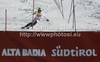 Winner Marcel Hirscher of Austria skiing in second run of men slalom race of Audi FIS Alpine skiing World cup in Alta Badia, Italy. Men slalom race of Audi FIS Alpine skiing World cup was held on Gran Risa course in Alta Badia, Italy on Monday, 19th of December 2011.
