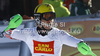 Winner Marcel Hirscher of Austria reacts in finish of second run of men slalom race of Audi FIS Alpine skiing World cup in Alta Badia, Italy. Men slalom race of Audi FIS Alpine skiing World cup was held on Gran Risa course in Alta Badia, Italy on Monday, 19th of December 2011.
