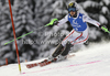Kathrin Zettel of Austria skiing in first run of women slalom race of Audi FIS Alpine skiing World cup in Flachau, Austria. Women slalom race of Audi FIS Alpine skiing World cup, which replaced canceled Levi race, was held in Flachau, Austria on Tuesday, 20th of December 2011.
