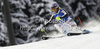 Maria Hoefl-Riesch of Germany skiing in first run of women slalom race of Audi FIS Alpine skiing World cup in Flachau, Austria. Women slalom race of Audi FIS Alpine skiing World cup, which replaced canceled Levi race, was held in Flachau, Austria on Tuesday, 20th of December 2011.
