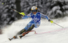 Frida Hansdotter of Sweden skiing in first run of women slalom race of Audi FIS Alpine skiing World cup in Flachau, Austria. Women slalom race of Audi FIS Alpine skiing World cup, which replaced canceled Levi race, was held in Flachau, Austria on Tuesday, 20th of December 2011.
