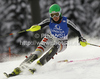 Katharina Duerr of Germany skiing in first run of women slalom race of Audi FIS Alpine skiing World cup in Flachau, Austria. Women slalom race of Audi FIS Alpine skiing World cup, which replaced canceled Levi race, was held in Flachau, Austria on Tuesday, 20th of December 2011.
