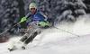Fanny Chmelar of Germany skiing in first run of women slalom race of Audi FIS Alpine skiing World cup in Flachau, Austria. Women slalom race of Audi FIS Alpine skiing World cup, which replaced canceled Levi race, was held in Flachau, Austria on Tuesday, 20th of December 2011.
