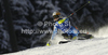 Emelie Wikstroem of Sweden skiing in first run of women slalom race of Audi FIS Alpine skiing World cup in Flachau, Austria. Women slalom race of Audi FIS Alpine skiing World cup, which replaced canceled Levi race, was held in Flachau, Austria on Tuesday, 20th of December 2011.
