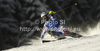 Taina Barioz of France skiing in first run of women slalom race of Audi FIS Alpine skiing World cup in Flachau, Austria. Women slalom race of Audi FIS Alpine skiing World cup, which replaced canceled Levi race, was held in Flachau, Austria on Tuesday, 20th of December 2011.
