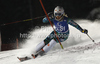 Lotte Smiseth Sejersted of Norway skiing in first run of women slalom race of Audi FIS Alpine skiing World cup in Flachau, Austria. Women slalom race of Audi FIS Alpine skiing World cup, which replaced canceled Levi race, was held in Flachau, Austria on Tuesday, 20th of December 2011.
