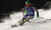 Katarina Lavtar of Slovenia skiing in first run of women slalom race of Audi FIS Alpine skiing World cup in Flachau, Austria. Women slalom race of Audi FIS Alpine skiing World cup, which replaced canceled Levi race, was held in Flachau, Austria on Tuesday, 20th of December 2011.
