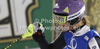 Second placed Maria Hoefl-Riesch of Germany reacts in finish of run of women slalom race of Audi FIS Alpine skiing World cup in Flachau, Austria. Women slalom race of Audi FIS Alpine skiing World cup, which replaced canceled Levi race, was held in Flachau, Austria on Tuesday, 20th of December 2011.
