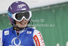Third placed Tina Maze of Slovenia reacts in finish of run of women slalom race of Audi FIS Alpine skiing World cup in Flachau, Austria. Women slalom race of Audi FIS Alpine skiing World cup, which replaced canceled Levi race, was held in Flachau, Austria on Tuesday, 20th of December 2011.
