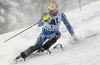Andre Myhrer of Sweden skiing in first run of men slalom race of Audi FIS Alpine skiing World cup in Flachau, Austria. Men slalom race of Audi FIS Alpine skiing World cup, which replaced canceled Levi race, was held in Flachau, Austria on Wednesday, 21st of December 2011.
