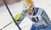 Andre Myhrer of Sweden skiing in first run of men slalom race of Audi FIS Alpine skiing World cup in Flachau, Austria. Men slalom race of Audi FIS Alpine skiing World cup, which replaced canceled Levi race, was held in Flachau, Austria on Wednesday, 21st of December 2011.
