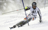Felix Neureuther of Germany skiing in first run of men slalom race of Audi FIS Alpine skiing World cup in Flachau, Austria. Men slalom race of Audi FIS Alpine skiing World cup, which replaced canceled Levi race, was held in Flachau, Austria on Wednesday, 21st of December 2011.
