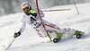 Manfred Pranger of Austria skiing in first run of men slalom race of Audi FIS Alpine skiing World cup in Flachau, Austria. Men slalom race of Audi FIS Alpine skiing World cup, which replaced canceled Levi race, was held in Flachau, Austria on Wednesday, 21st of December 2011.
