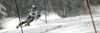 Kjetil Jansrud of Norway skiing in first run of men slalom race of Audi FIS Alpine skiing World cup in Flachau, Austria. Men slalom race of Audi FIS Alpine skiing World cup, which replaced canceled Levi race, was held in Flachau, Austria on Wednesday, 21st of December 2011.
