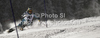 Lars Elton Myhre of Norway skiing in first run of men slalom race of Audi FIS Alpine skiing World cup in Flachau, Austria. Men slalom race of Audi FIS Alpine skiing World cup, which replaced canceled Levi race, was held in Flachau, Austria on Wednesday, 21st of December 2011.
