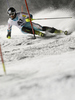 Marcus Sandell of Finland skiing in first run of men slalom race of Audi FIS Alpine skiing World cup in Flachau, Austria. Men slalom race of Audi FIS Alpine skiing World cup, which replaced canceled Levi race, was held in Flachau, Austria on Wednesday, 21st of December 2011.
