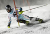 Marcus Sandell of Finland skiing in first run of men slalom race of Audi FIS Alpine skiing World cup in Flachau, Austria. Men slalom race of Audi FIS Alpine skiing World cup, which replaced canceled Levi race, was held in Flachau, Austria on Wednesday, 21st of December 2011.

